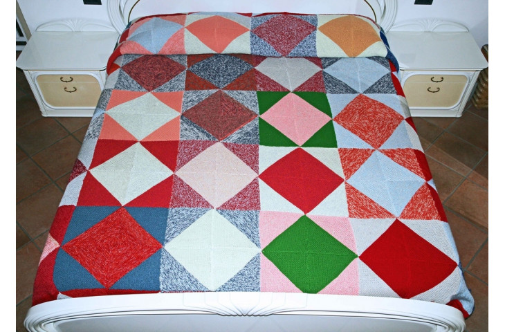 Coperta a maglia di lana Coperta a maglia di lana
