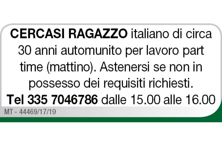 Cercasi ragazzo Cercasi ragazzo