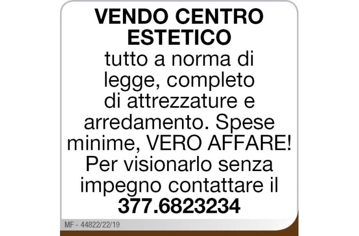 Vendo centro estetico Vendo centro estetico