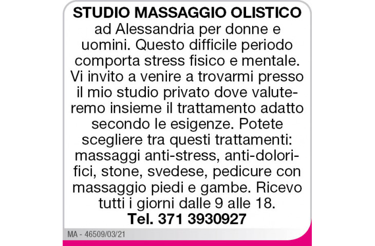 Studio massaggio olistico Studio massaggio olistico