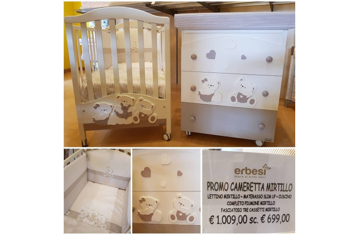 Promozione cameretta erbesi 'mirtillo' Promozione cameretta erbesi 'mirtillo'